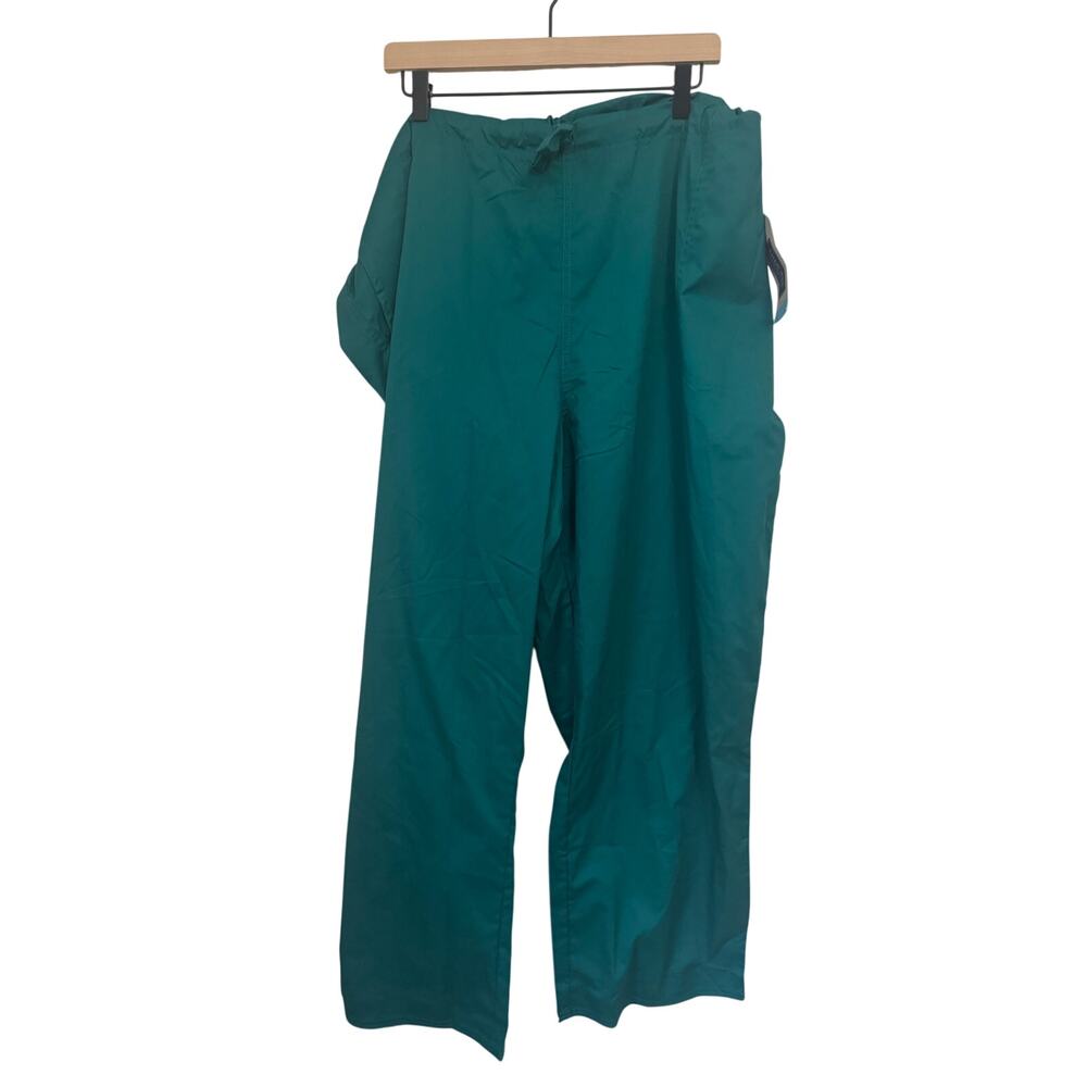 NWT Cherokee Workwear Core Stretch Scrub Pants Green 3XL Unisex